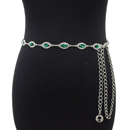 Halloween Decorative Crystal Waist Chain