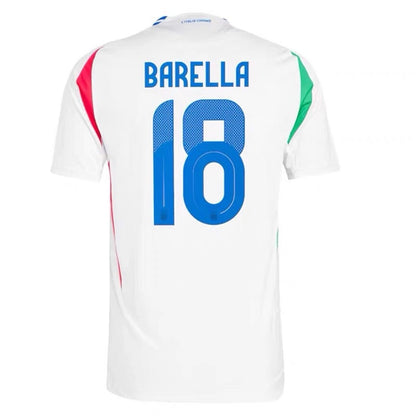 2024 Euro Italy Home Away Chiesa Barella Frattesi Jersey