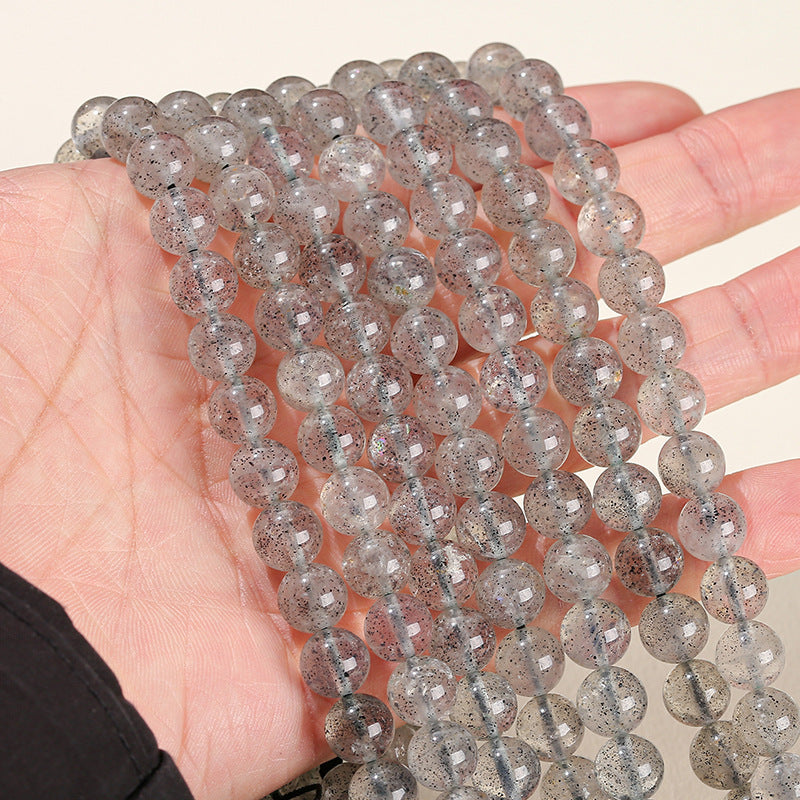 Black strawberry crystal loose beads