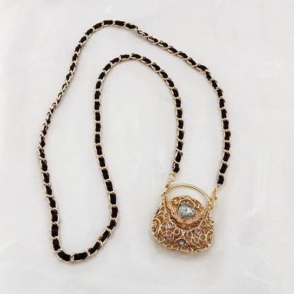 Hollow metal decorative bag