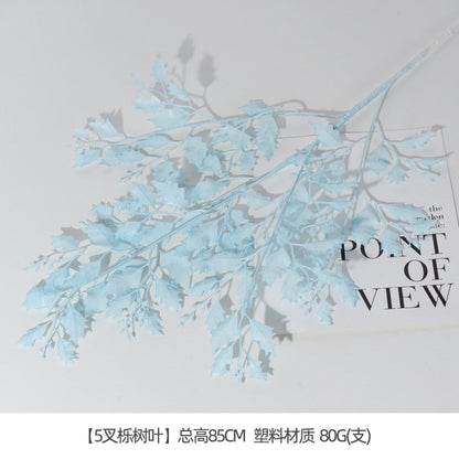 Artificial flowers blue series flowers plastic flowers wholesale