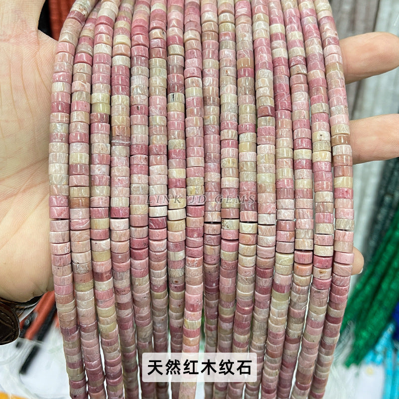 3 * 6Mm natural stone right angle disc loose beads