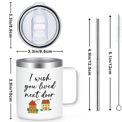 Vacuum water cup can be printed with logo.