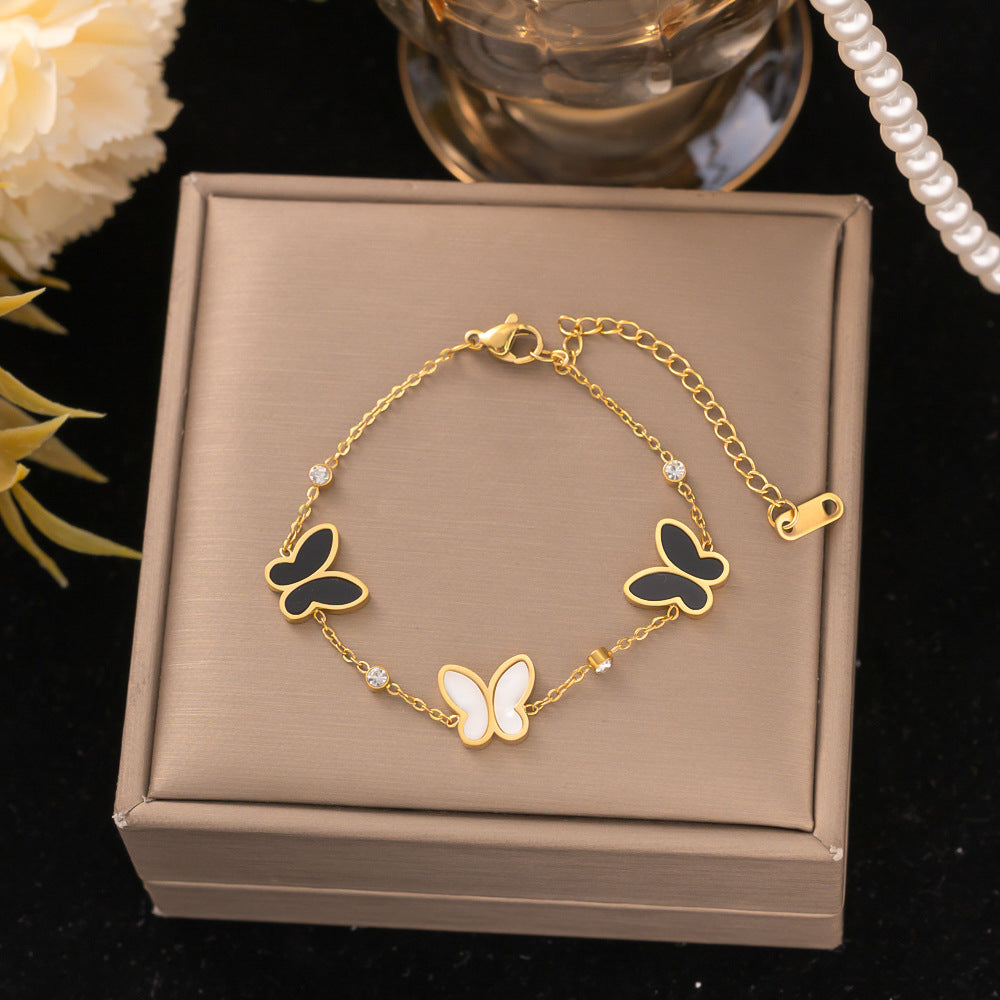 18K Gold Titanium Steel Bracelet