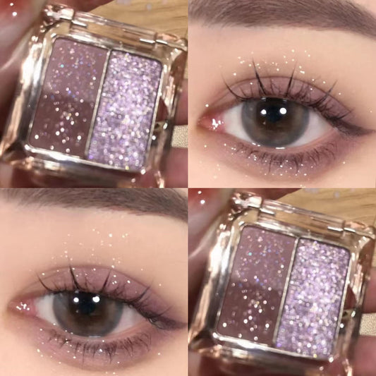 Pink-Purple Glitter Eyeshadow Palette