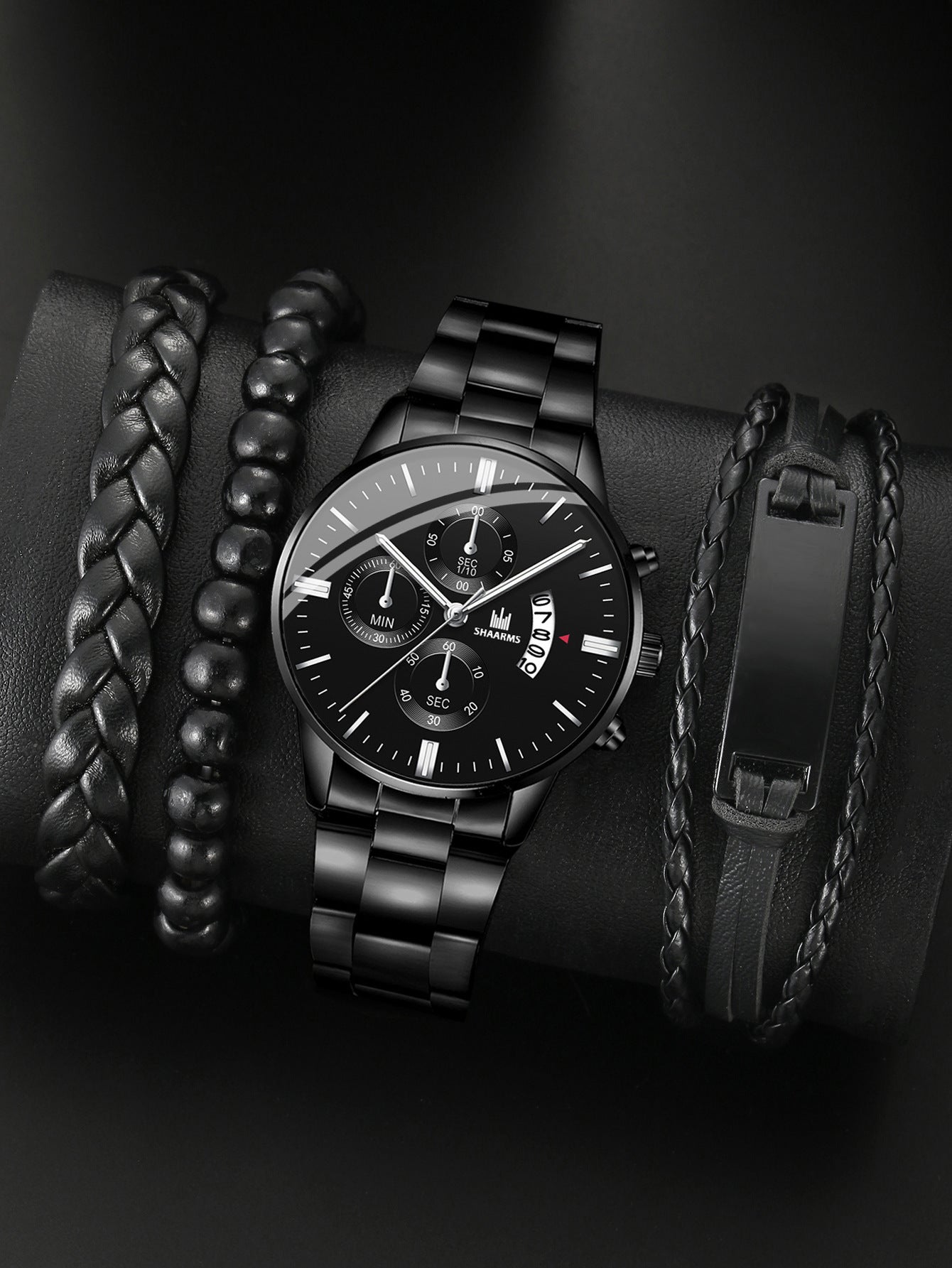 Steel belt watch quartz watch