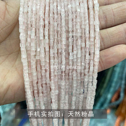 2Mm agate square loose beads