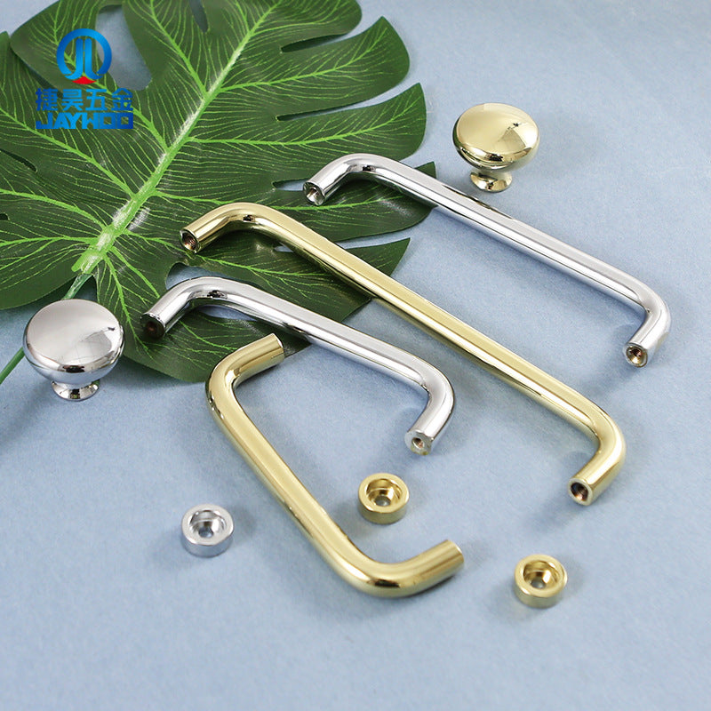 Cabinet door brass long handle
