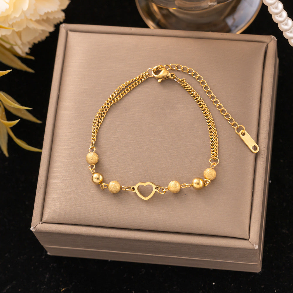 18K Gold Titanium Steel Bracelet