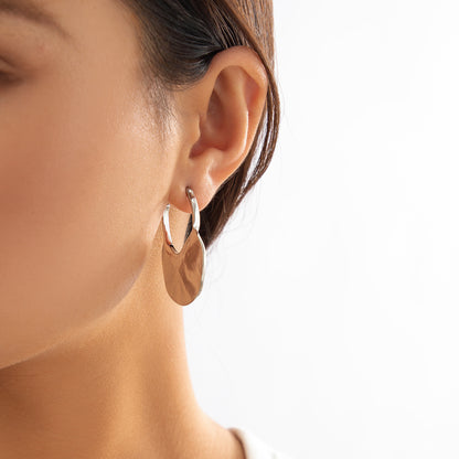 Pendientes de flores con diamantes de imitación 