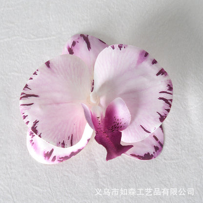 Cabeza de flor de orquídea mariposa de laminación 3D de simulación 