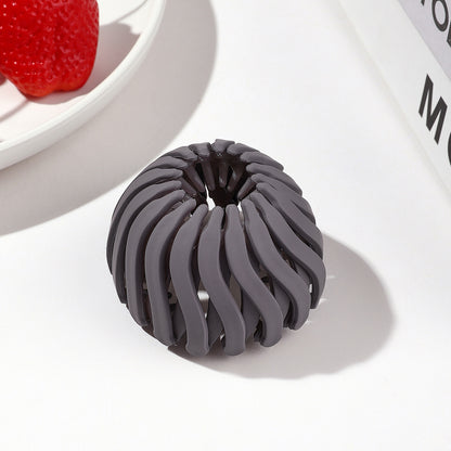 Korean nest hair ring claw clip