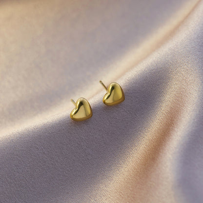 Four-leaf clover titanium steel ear buckle