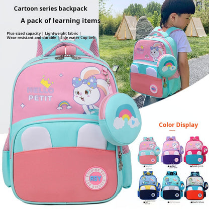 Cute bunny boy and girl toddler backpack