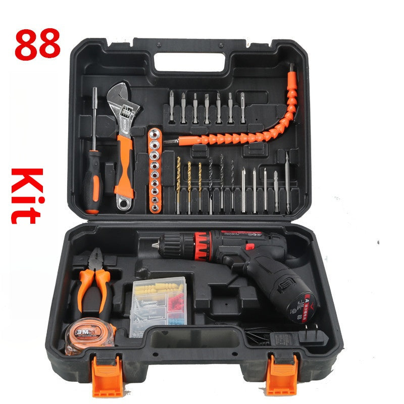 Chave de fenda sem fio 12V para furadeira doméstica de lítio 