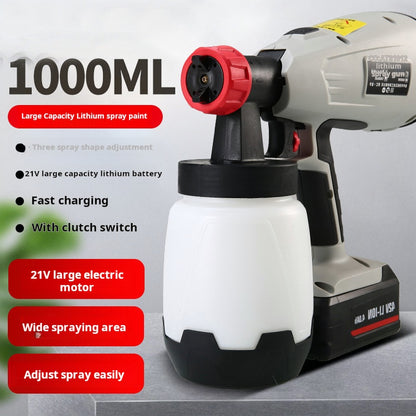 800W Lithium-ion Paint Sprayer 21V HVLP