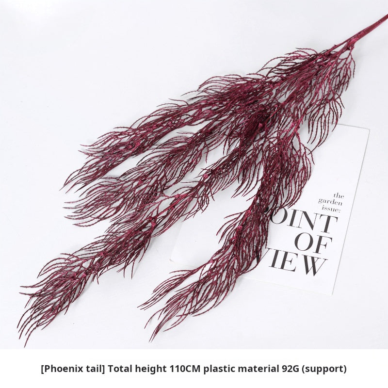 Burgundy themed artificial flowers