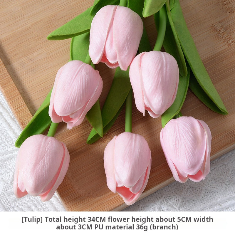 Artificial pink flowers