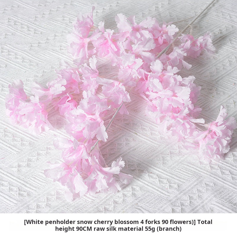 Artificial pink flowers