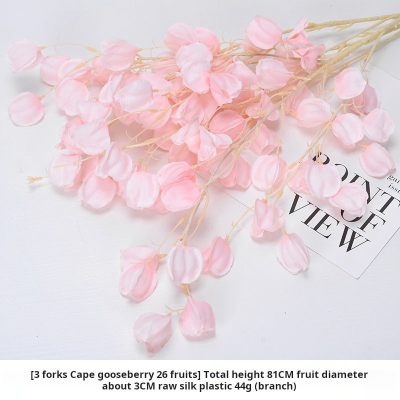 Artificial pink flowers