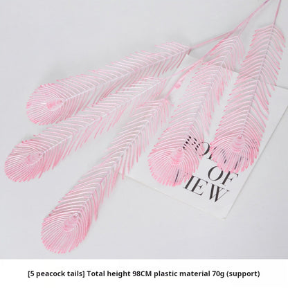 Artificial pink flowers