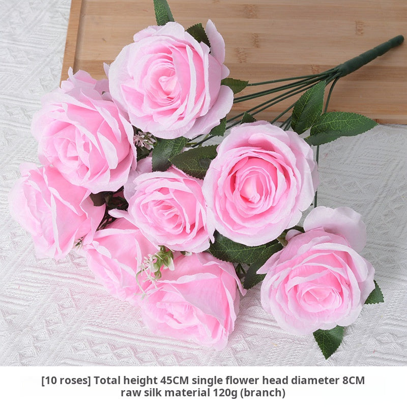 Artificial pink flowers