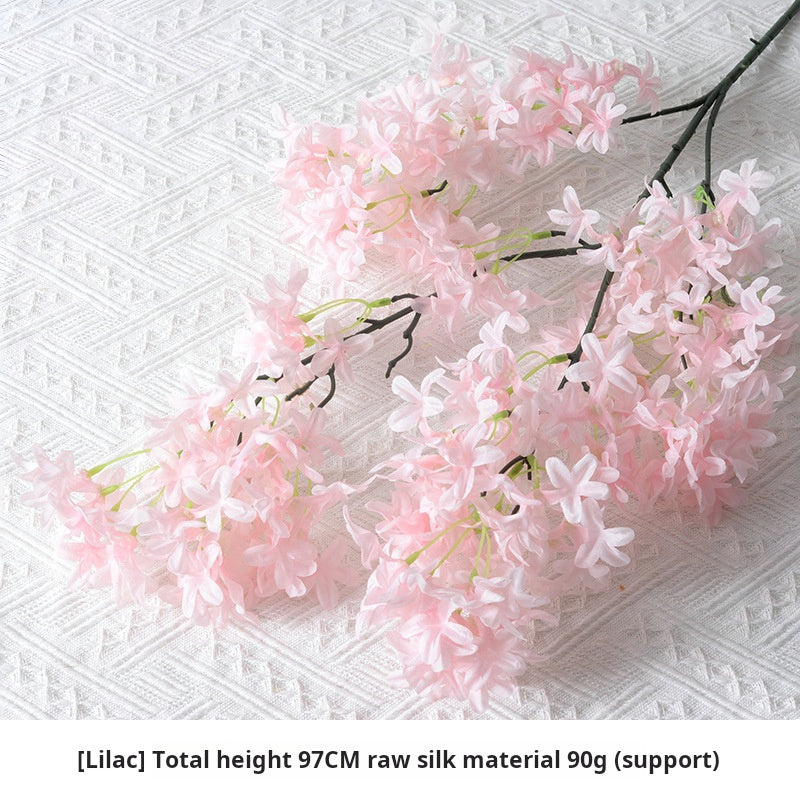 Artificial pink flowers