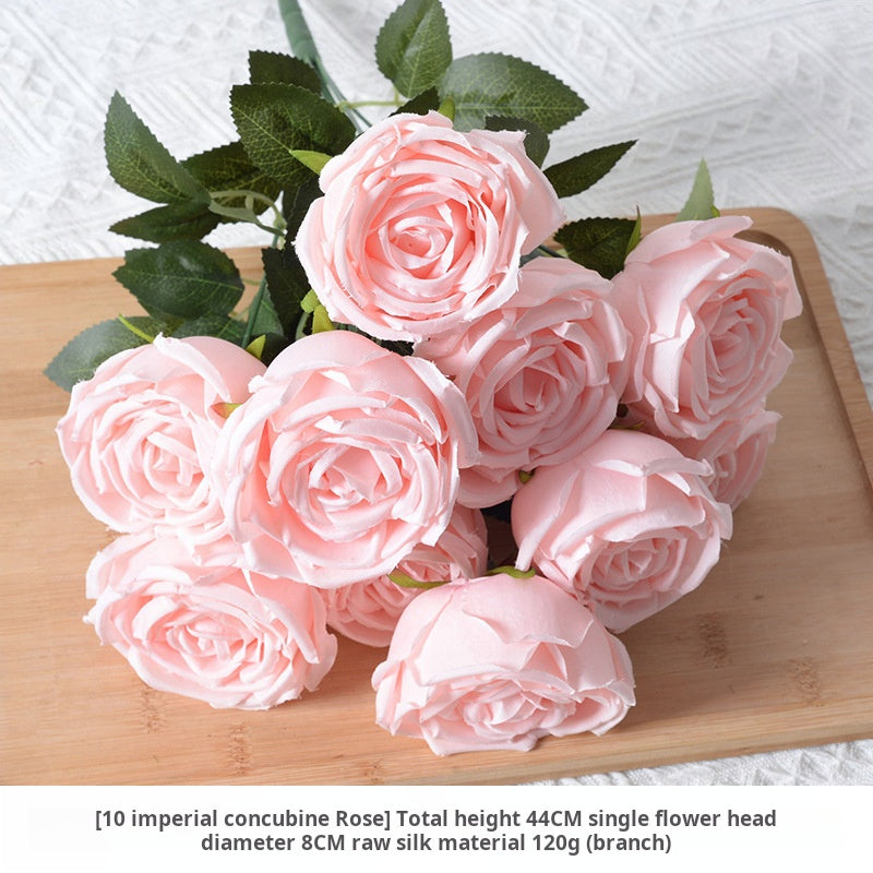 Artificial pink flowers