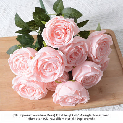 Artificial pink flowers