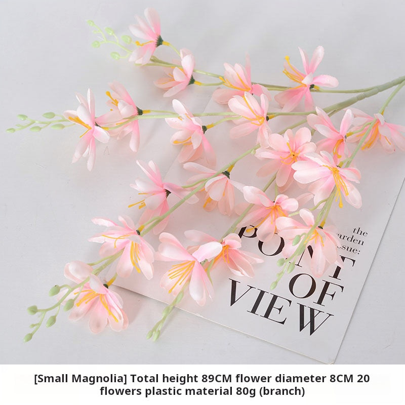 Artificial pink flowers