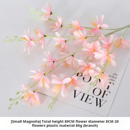 Artificial pink flowers