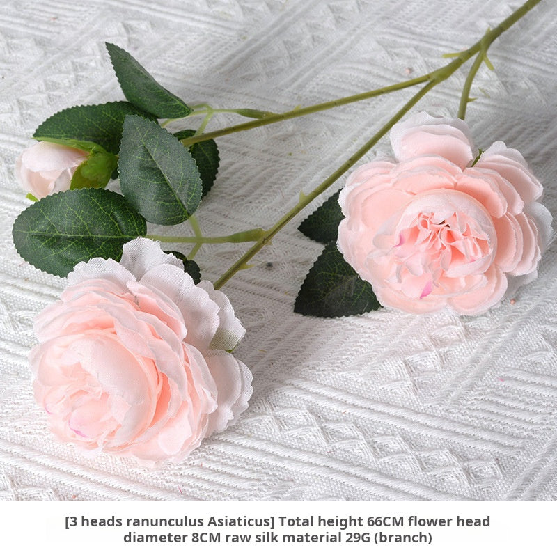 Artificial pink flowers