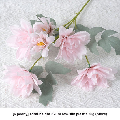 Artificial pink flowers
