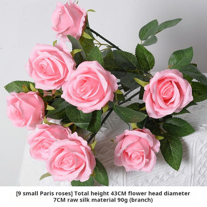 Artificial pink flowers