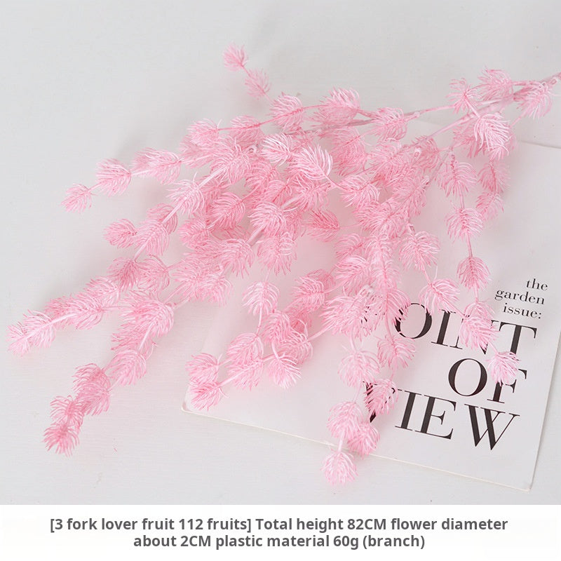 Artificial pink flowers