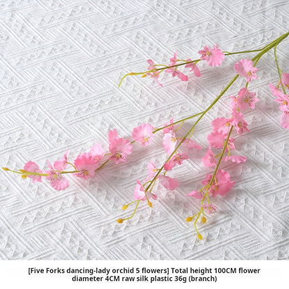 Artificial pink flowers