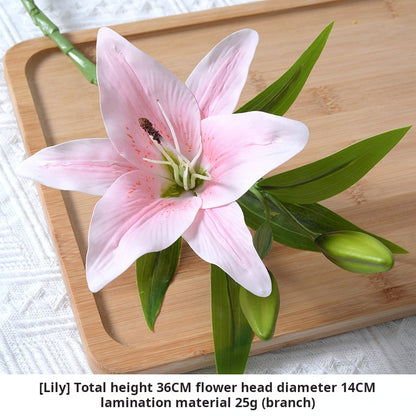 Artificial pink flowers