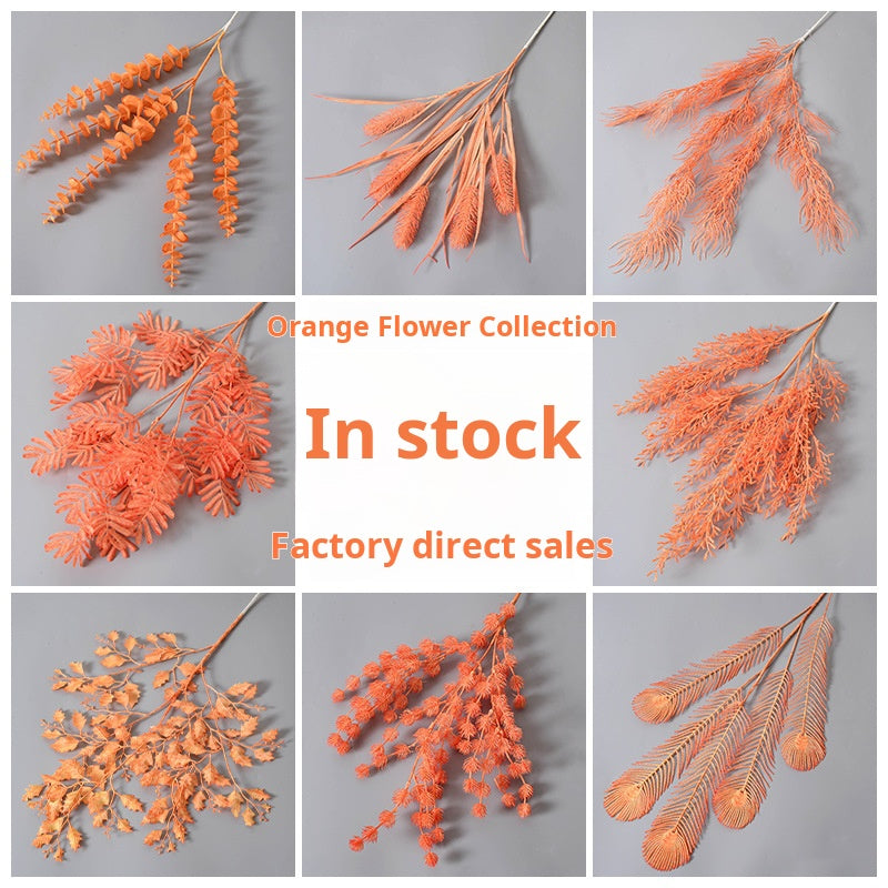Artificial flower orange color flowers