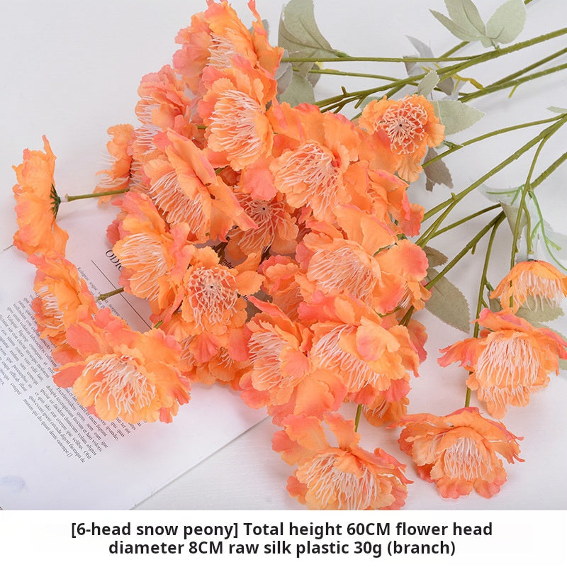 Artificial flower orange color flowers