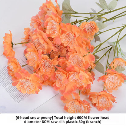 Artificial flower orange color flowers