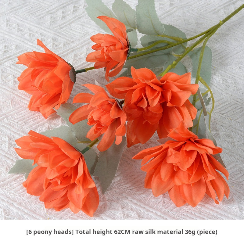 Artificial flower orange color flowers