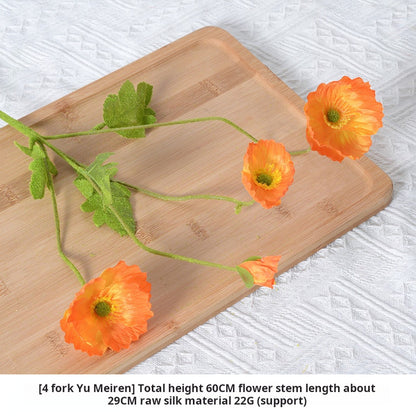 Artificial flower orange color flowers