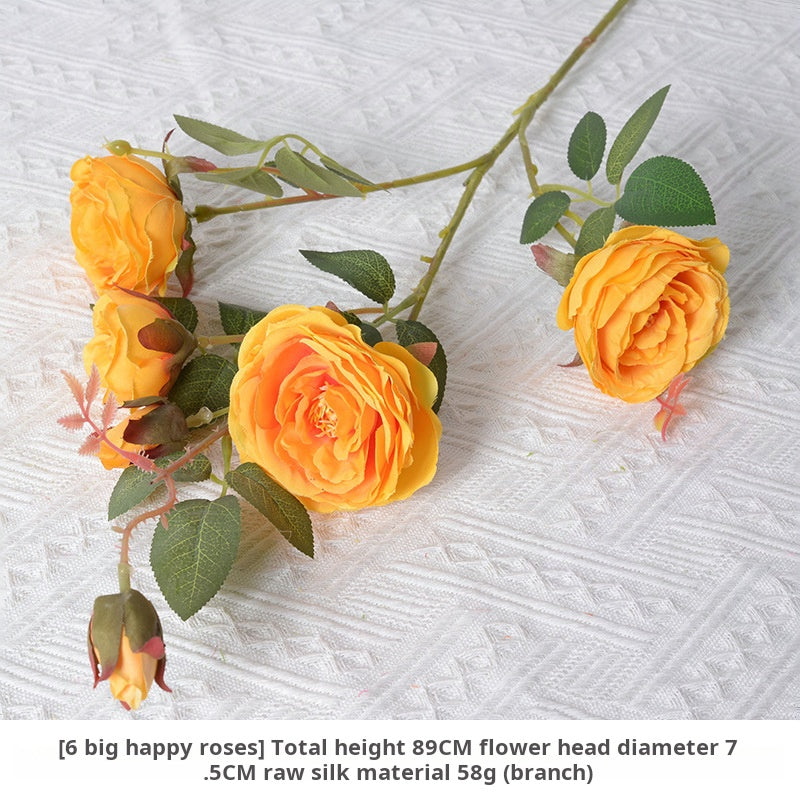Artificial flower orange color flowers
