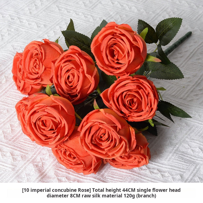 Artificial flower orange color flowers