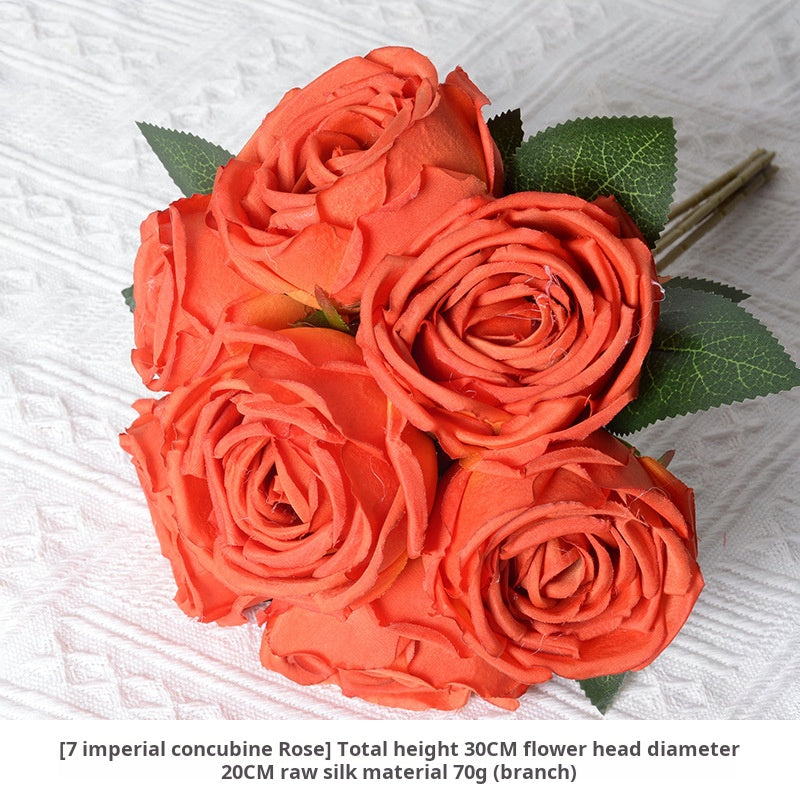 Artificial flower orange color flowers