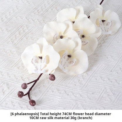 flores artificiales blancas 