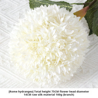 flores artificiales blancas 