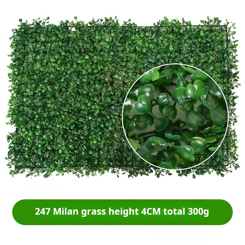 Artificial plant wall Milan lawn green plants