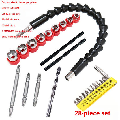 Juego de herramientas de enchufe Accesorios para taladro Combo de brocas 