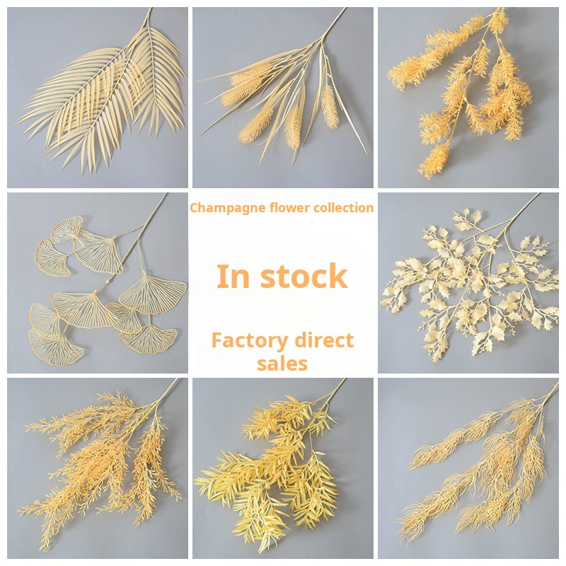 Champagne series artificial flowers